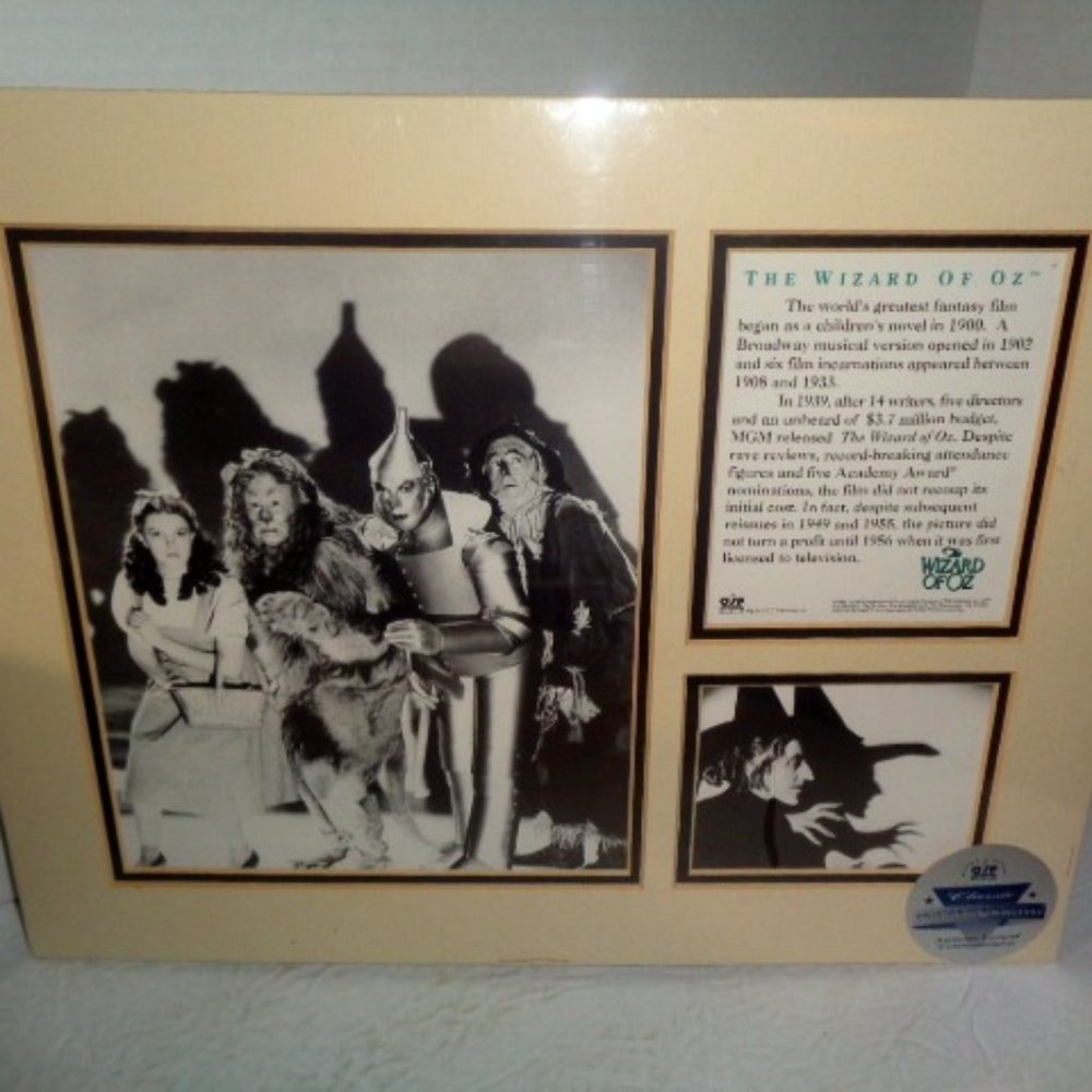 The Wizard Of Oz Commemorative Movie Pictures, Matted 11 x 14" New